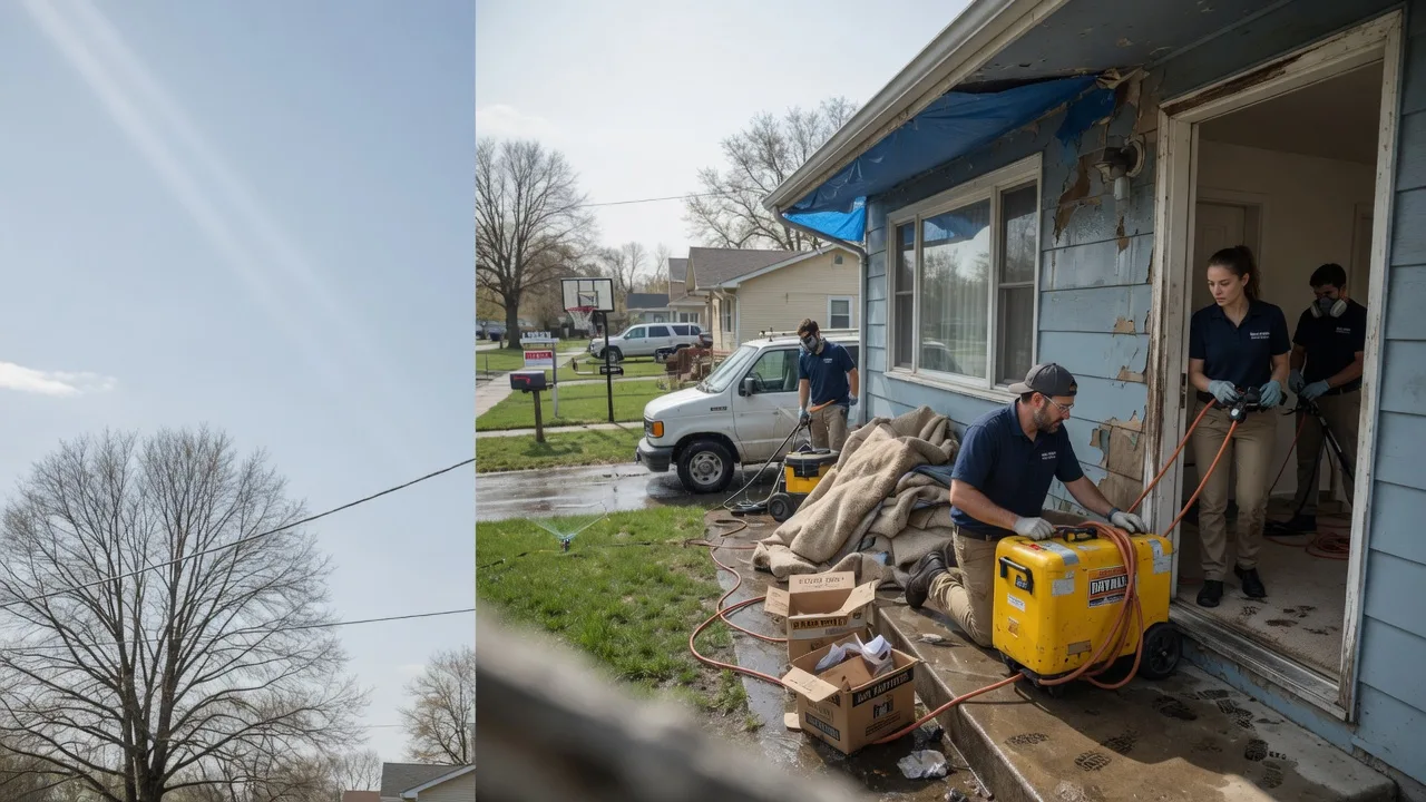 Basement Flood Cleanup in White Cottage, OH near me